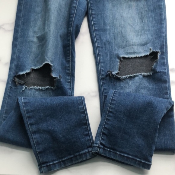 Flying Monkey Distressed Skinny Jeans Size 27 - Picture 7 of 10